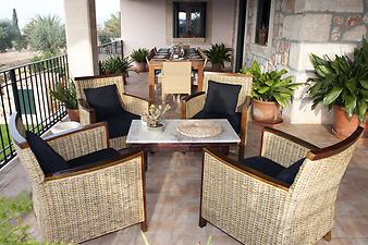 Finca Can Corem de Son Moix: Finca Can Corem - Terrasse