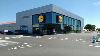 a b: Supermarkt Lidl in Felanitx Mallorca