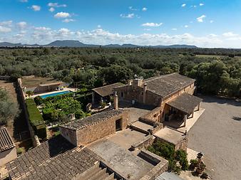 Finca Son Galileu: Finca von oben