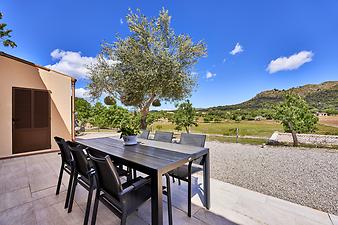 Finca Can Cremat: Nordterrasse