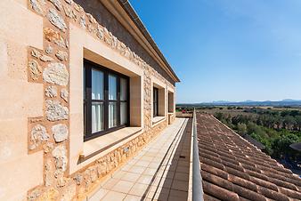 Finca Sa Pleta: Dachterrasse