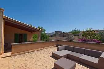 Finca Can Casta: Dachterrasse